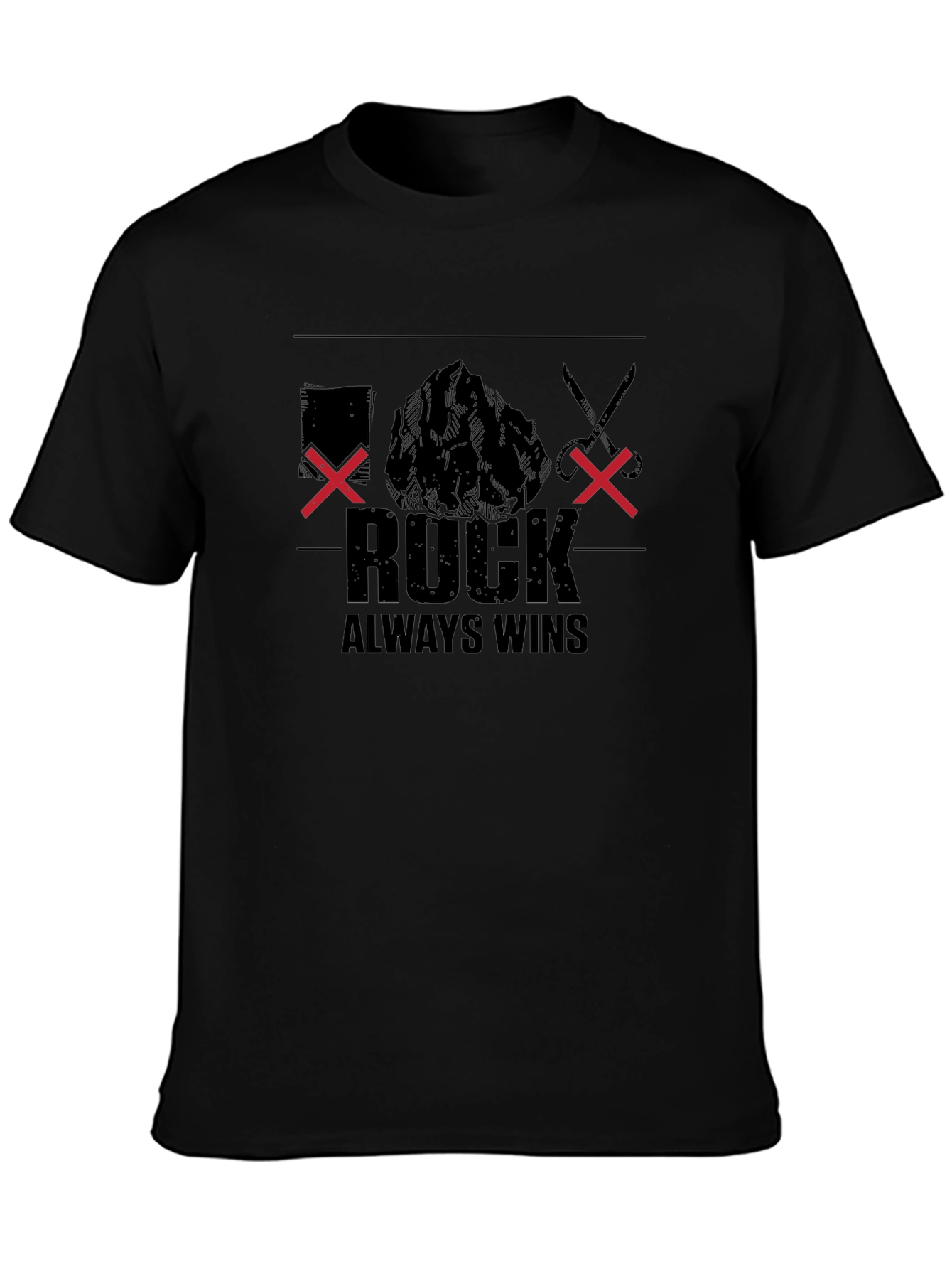 Rock Always Wins Graphic Tee