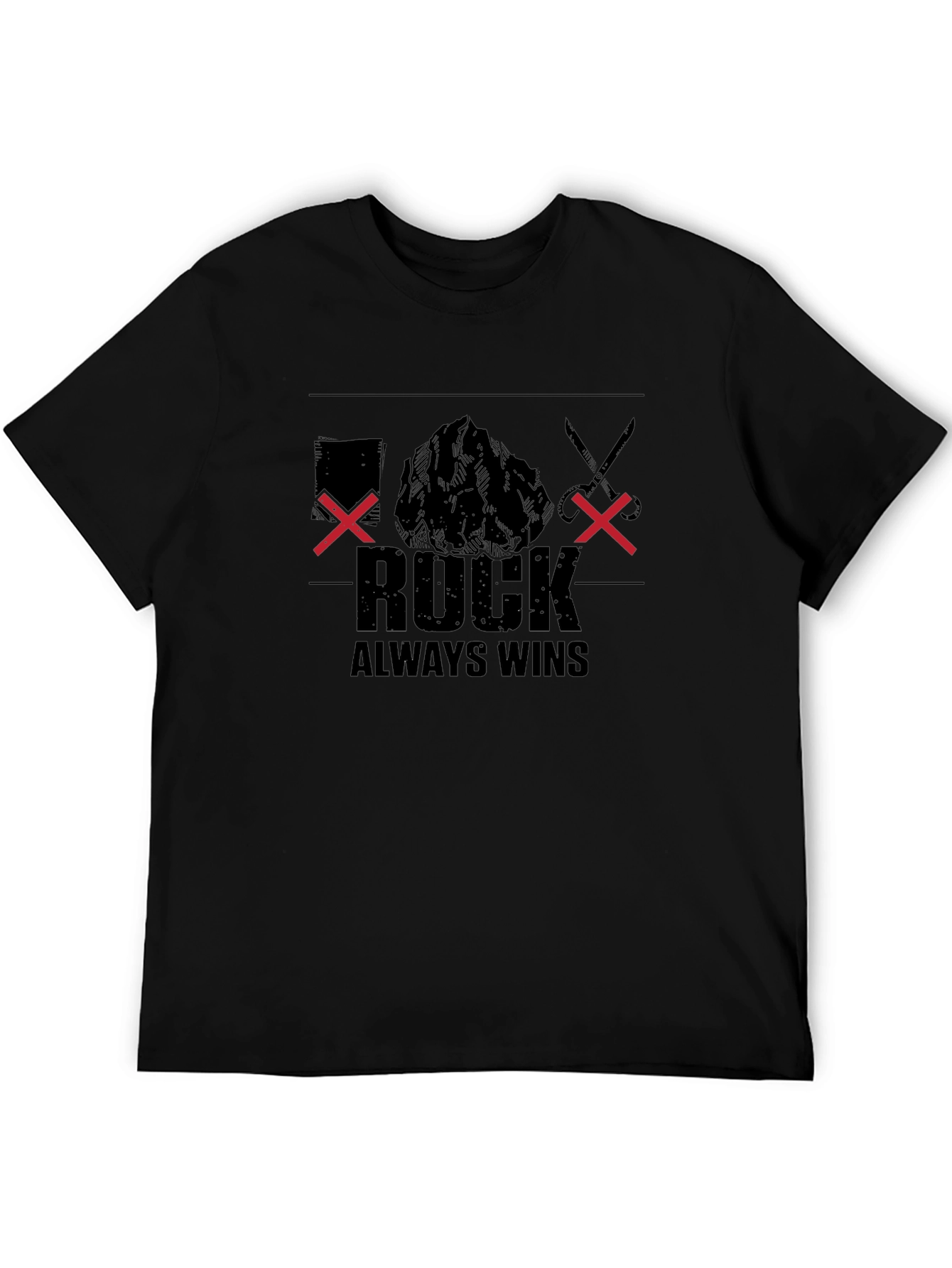 Rock Always Wins Graphic Tee