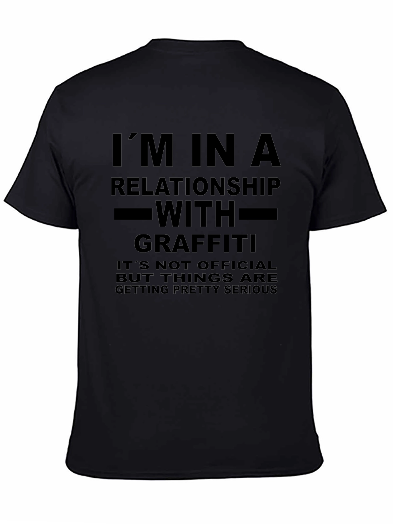 Graffiti Relationship T-Shirt: Funny Slogan Tee