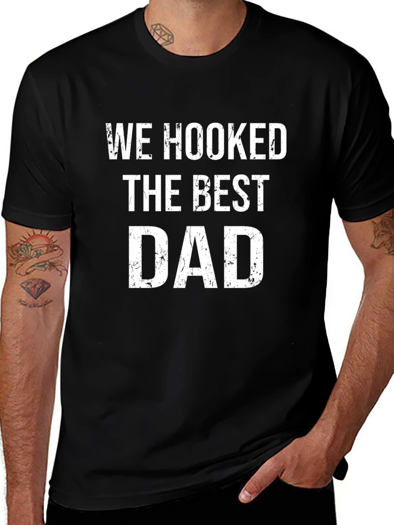 We Hooked The Best Dad Fishing T-Shirt