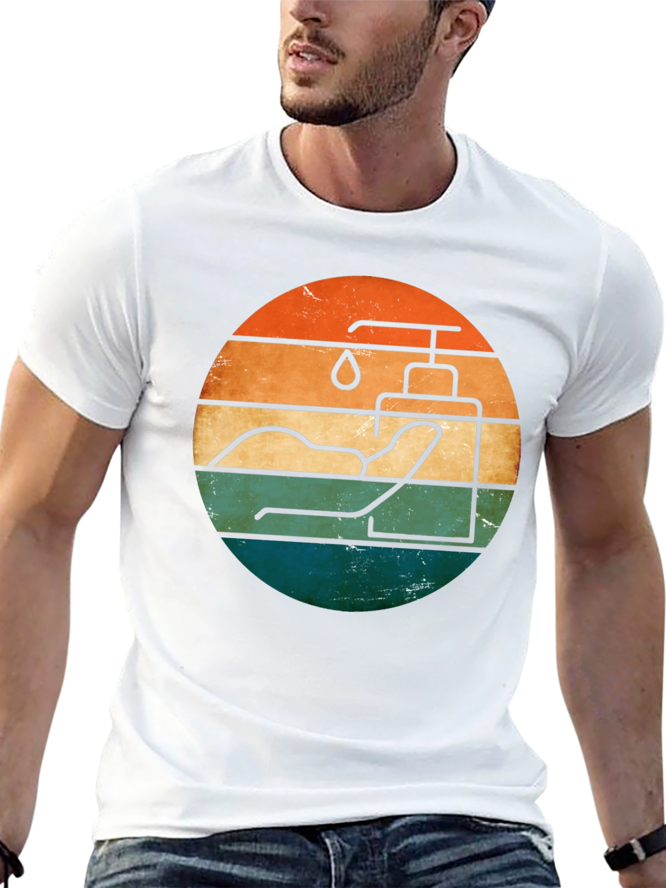Retro Hand Sanitizer Graphic Tee - Black Cotton T-Shirt