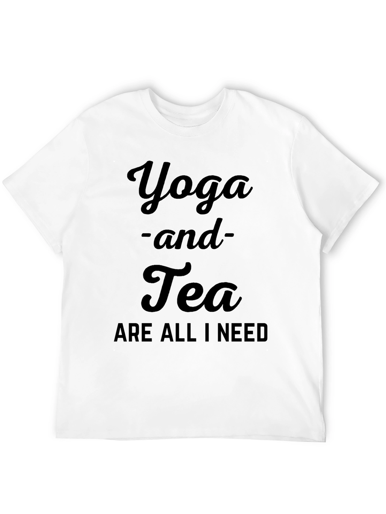 Yoga and Tea Graphic Tee - Relaxed Fit