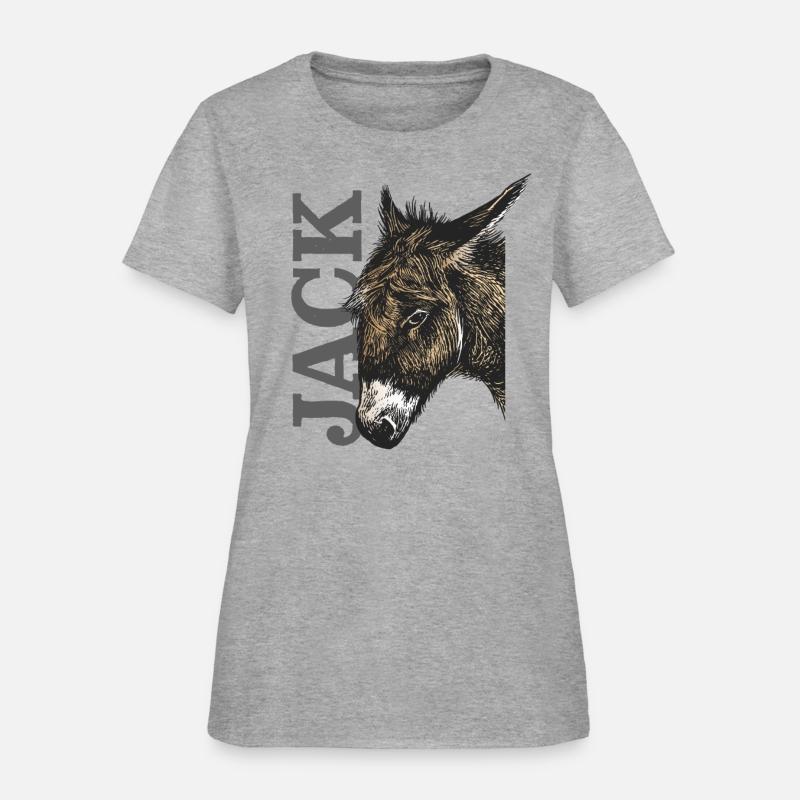Jack Ass - Illustrated Donkey with bold Text
