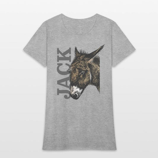 Jack Ass - Illustrated Donkey with bold Text