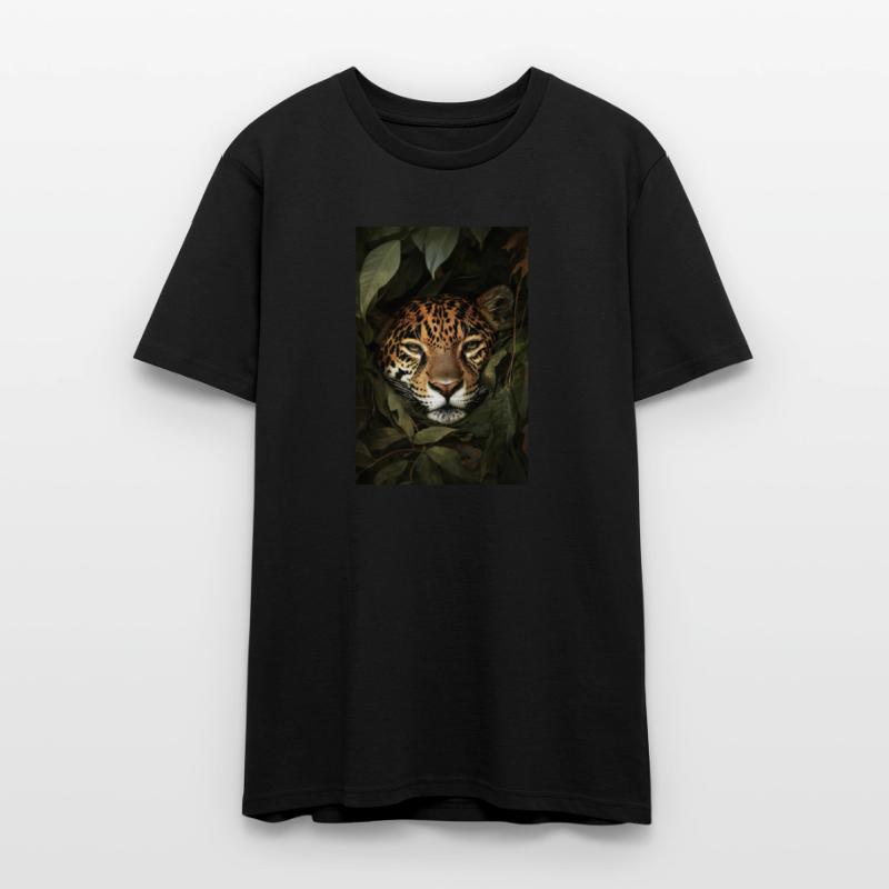 Jaguar Hidden in the Jungle
