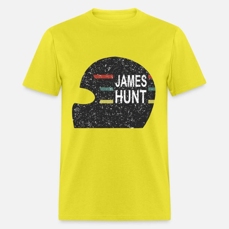 James Hunt Helmet Tee by Hunziker hunt