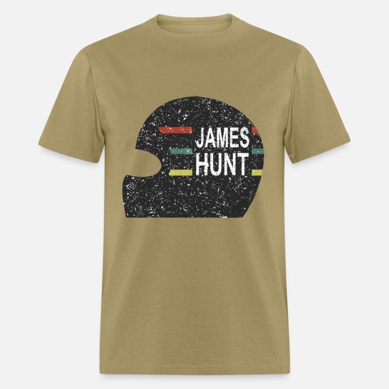 James Hunt Helmet Tee by Hunziker hunt