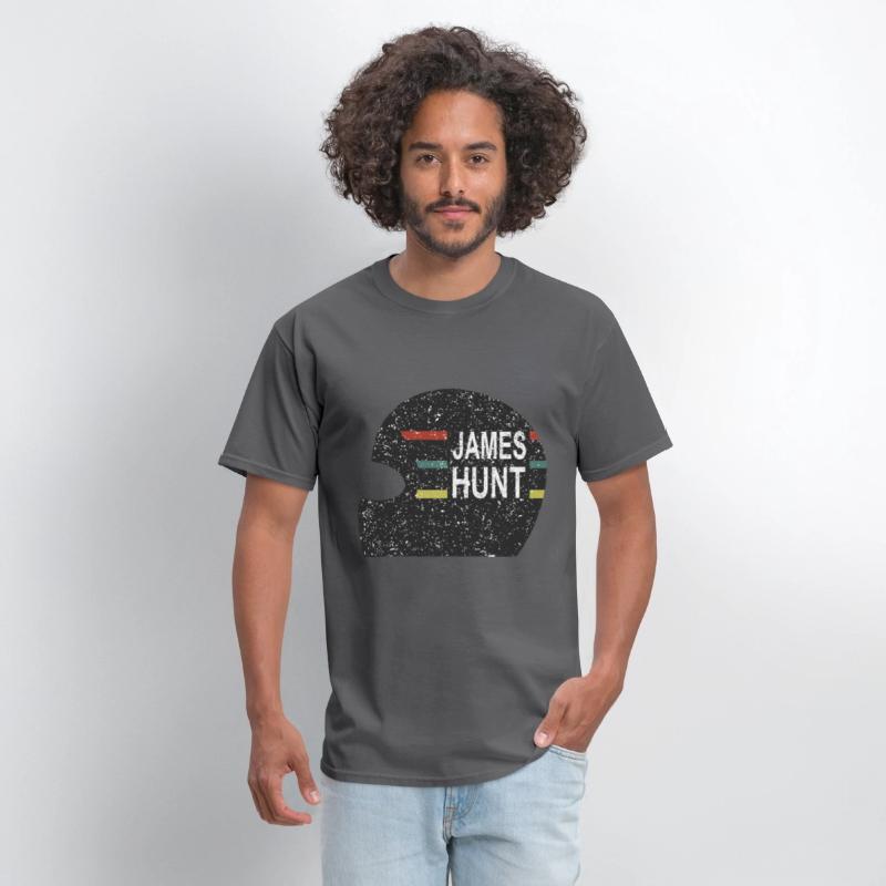 James Hunt Helmet Tee by Hunziker hunt