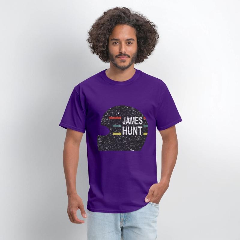 James Hunt Helmet Tee by Hunziker hunt