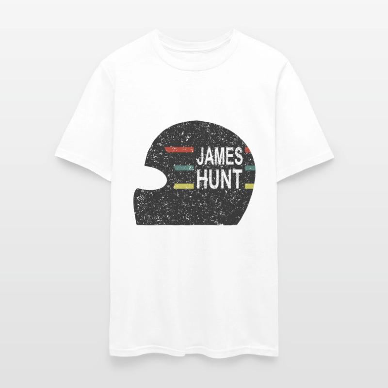 James Hunt Helmet Tee by Hunziker hunt