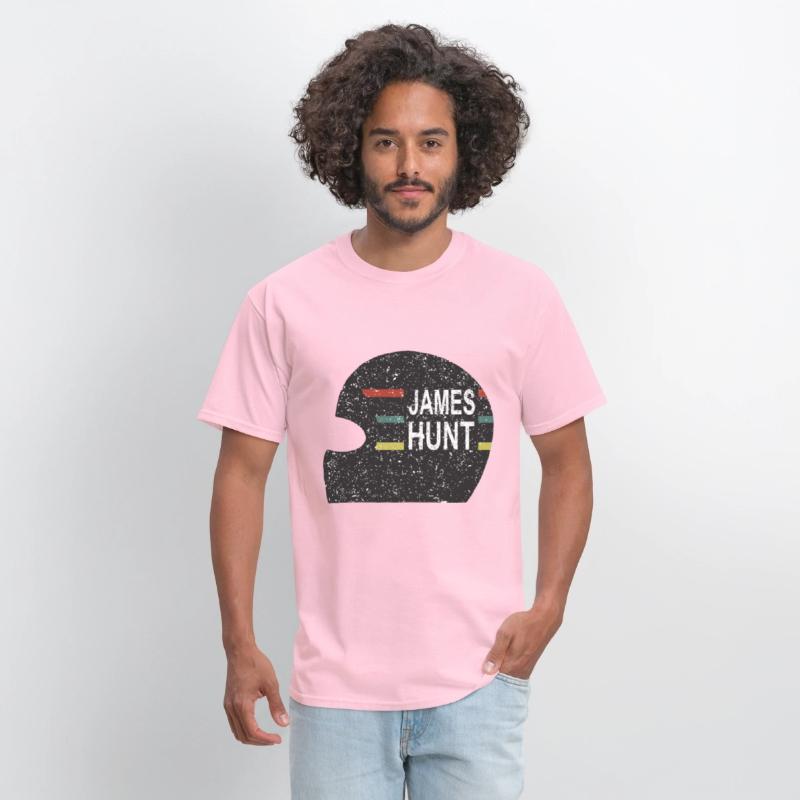 James Hunt Helmet Tee by Hunziker hunt