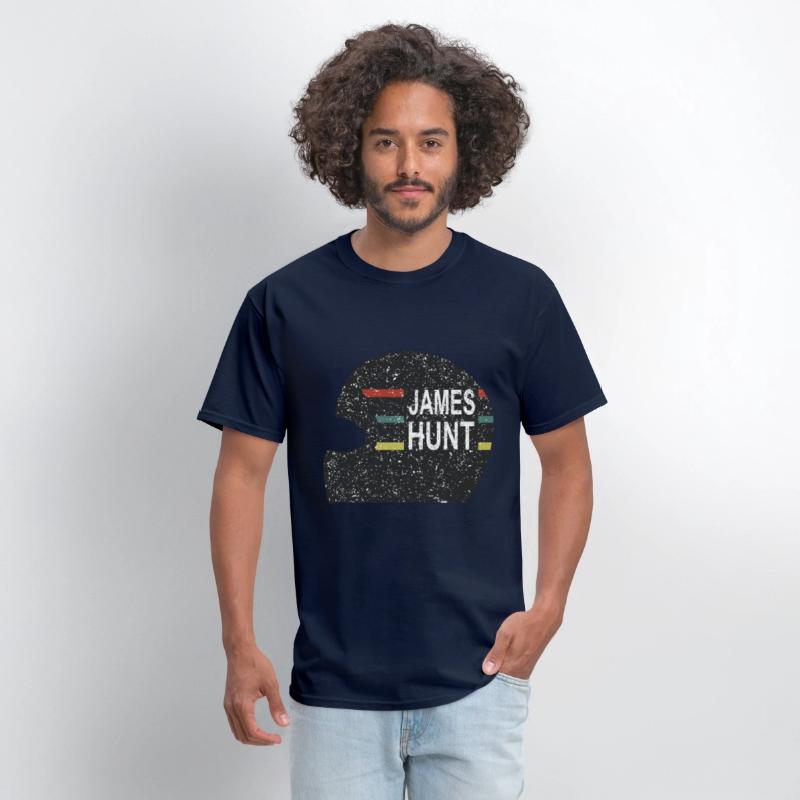 James Hunt Helmet Tee by Hunziker hunt
