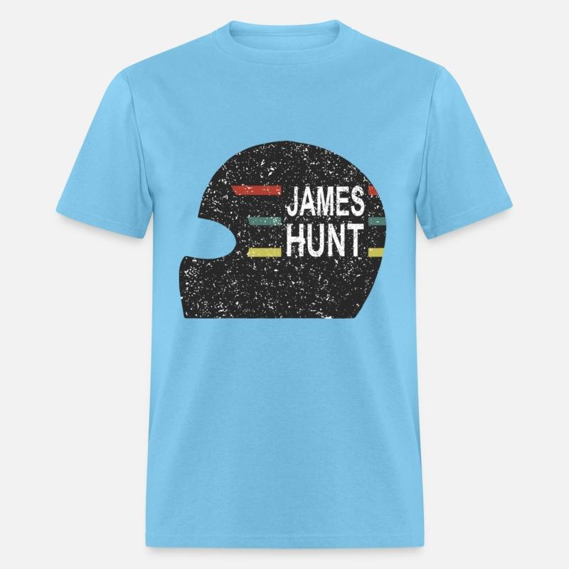 James Hunt Helmet Tee by Hunziker hunt
