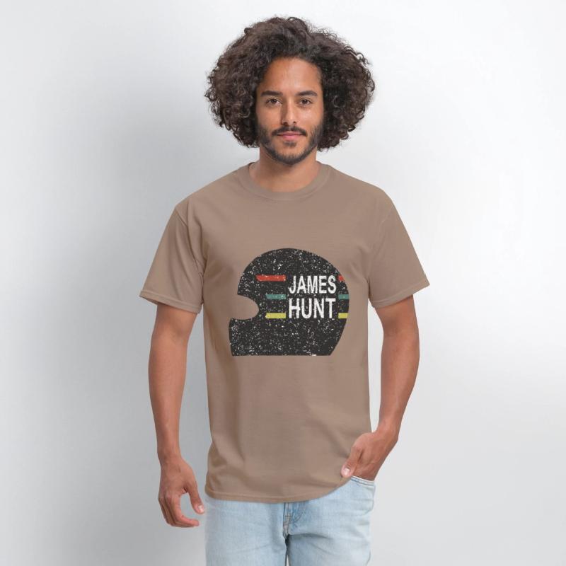 James Hunt Helmet Tee by Hunziker hunt