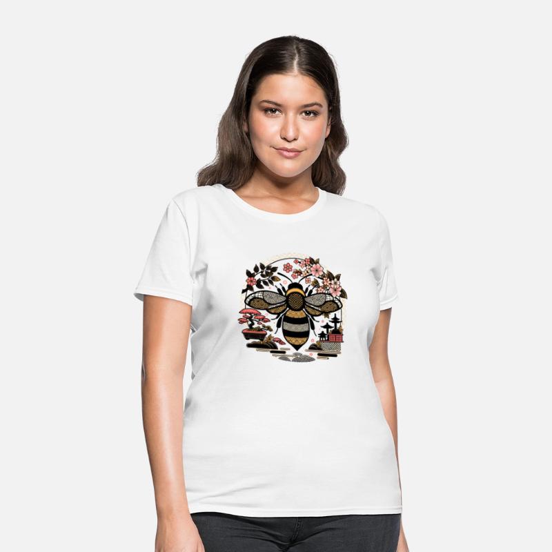 Japanese Garden Bumble Bee T Shirt