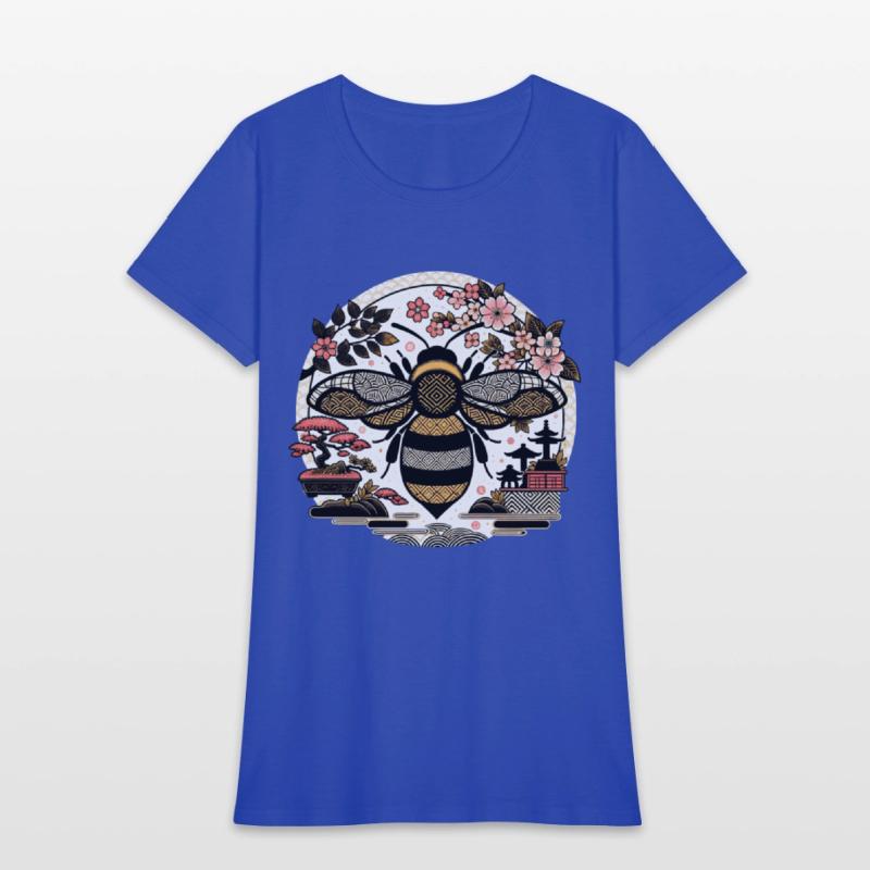 Japanese Garden Bumble Bee T Shirt