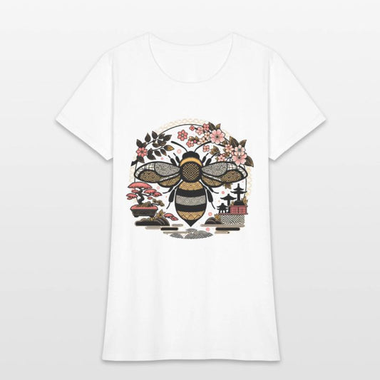 Japanese Garden Bumble Bee T Shirt