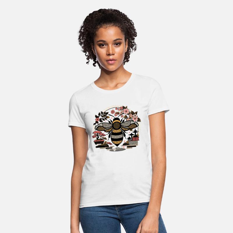 Japanese Garden Bumble Bee T Shirt
