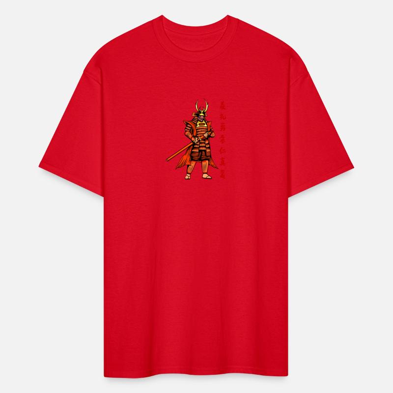 Japanese samurai warrior red mask