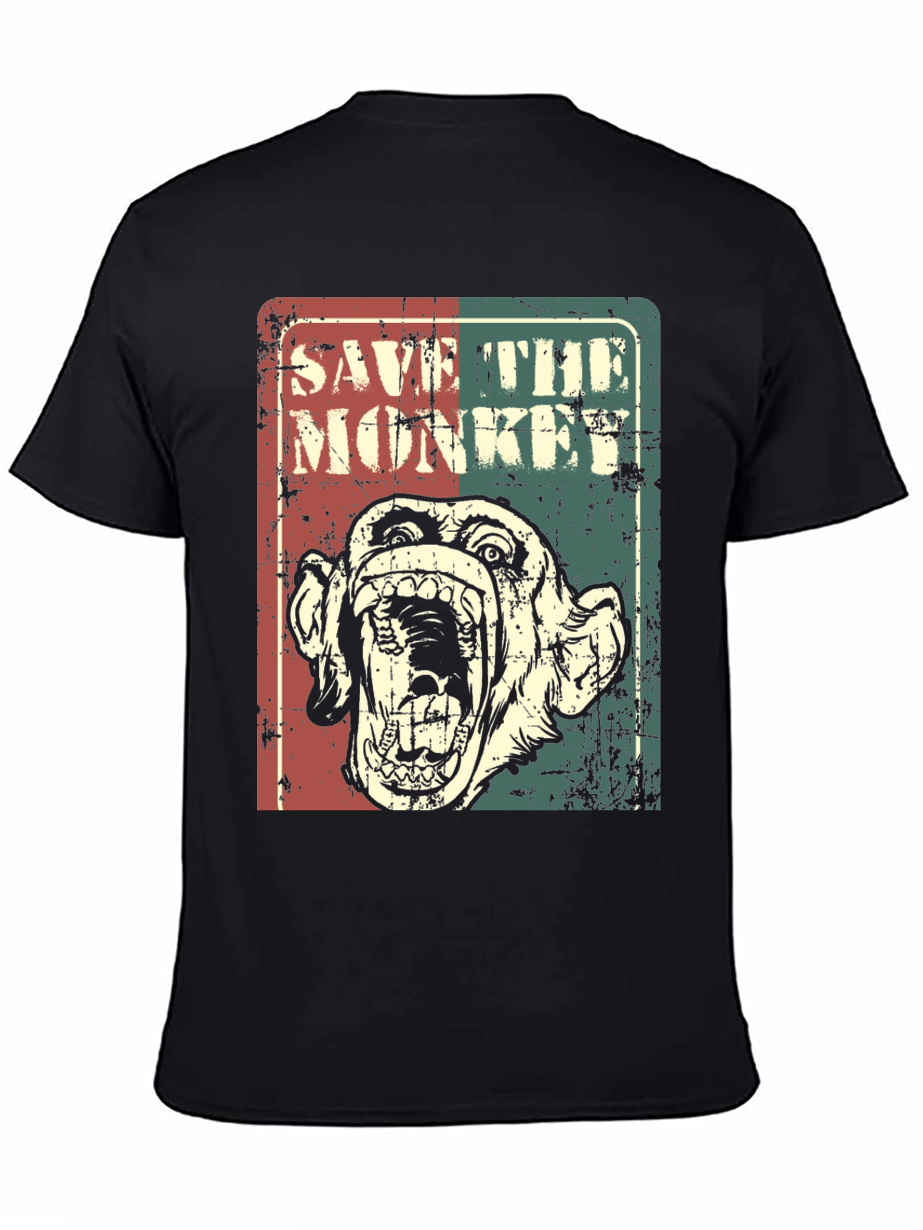 Save the Monkey Graphic T-Shirt