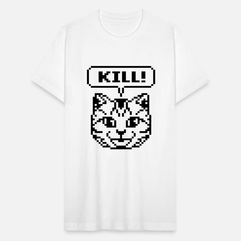 Jeane No More Heroes Cat Dark Gray Classic T Shirt