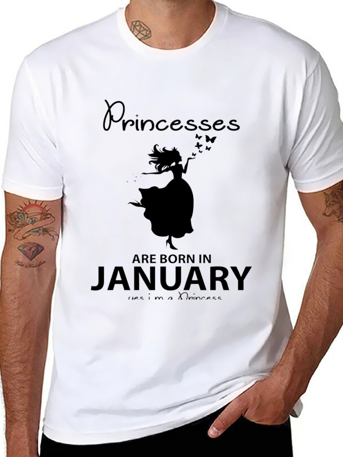 Princesses Born in January T-Shirt