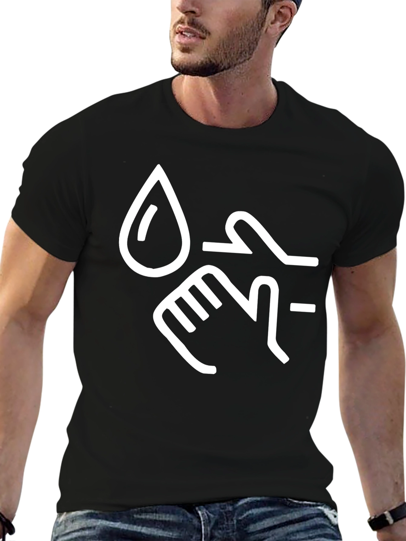 Wash Your Hands T-Shirt - Black