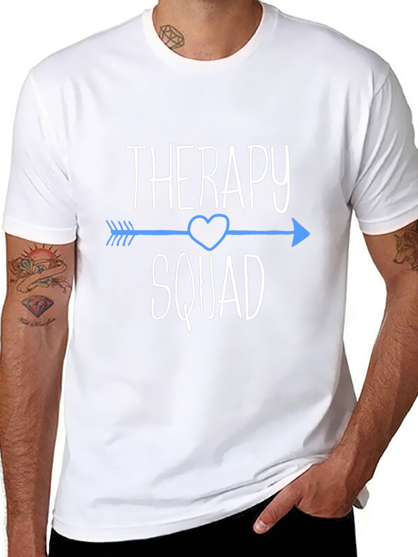 Therapy Squad Arrow Heart Graphic T-Shirt
