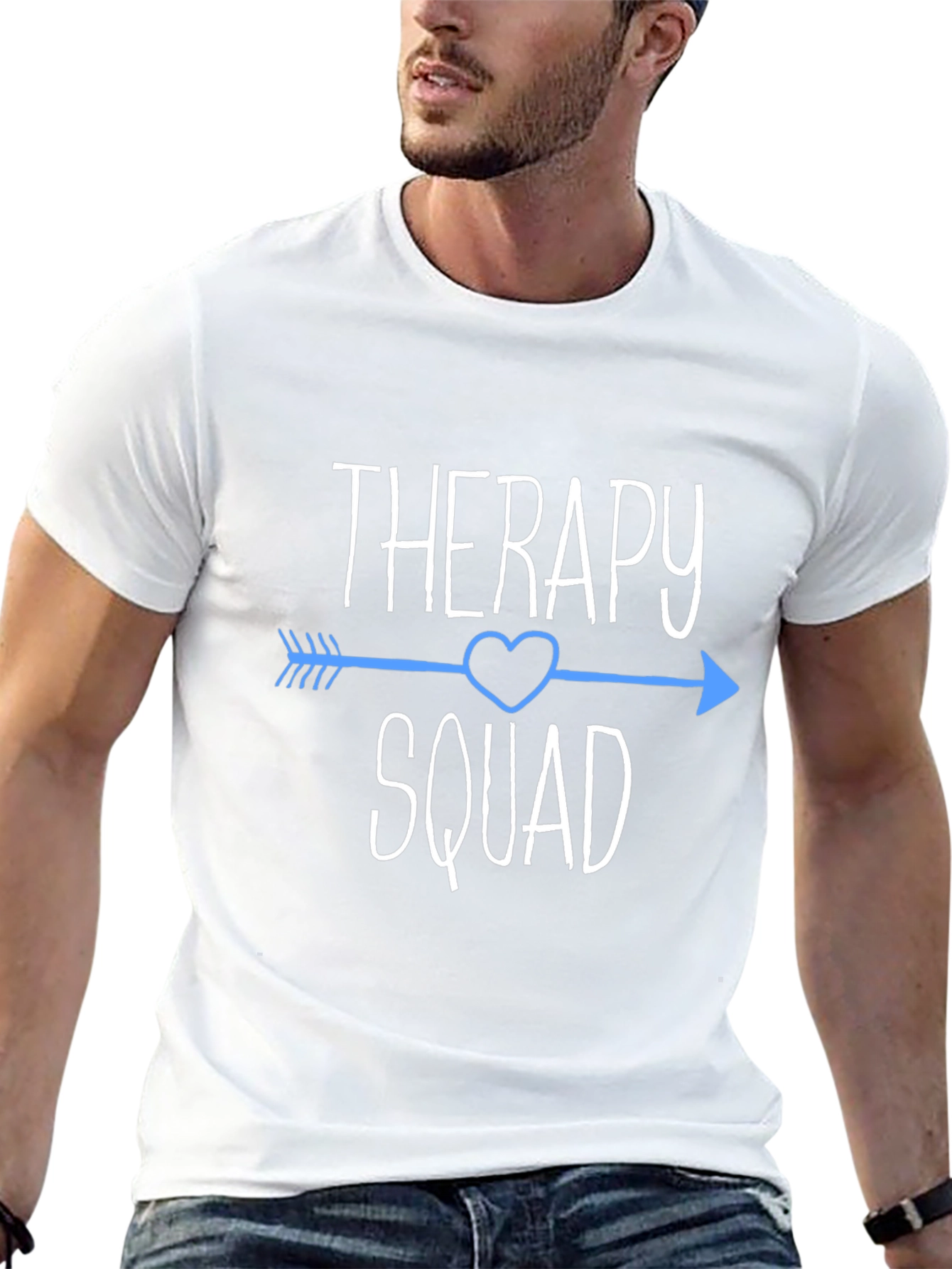 Therapy Squad Arrow Heart Graphic T-Shirt