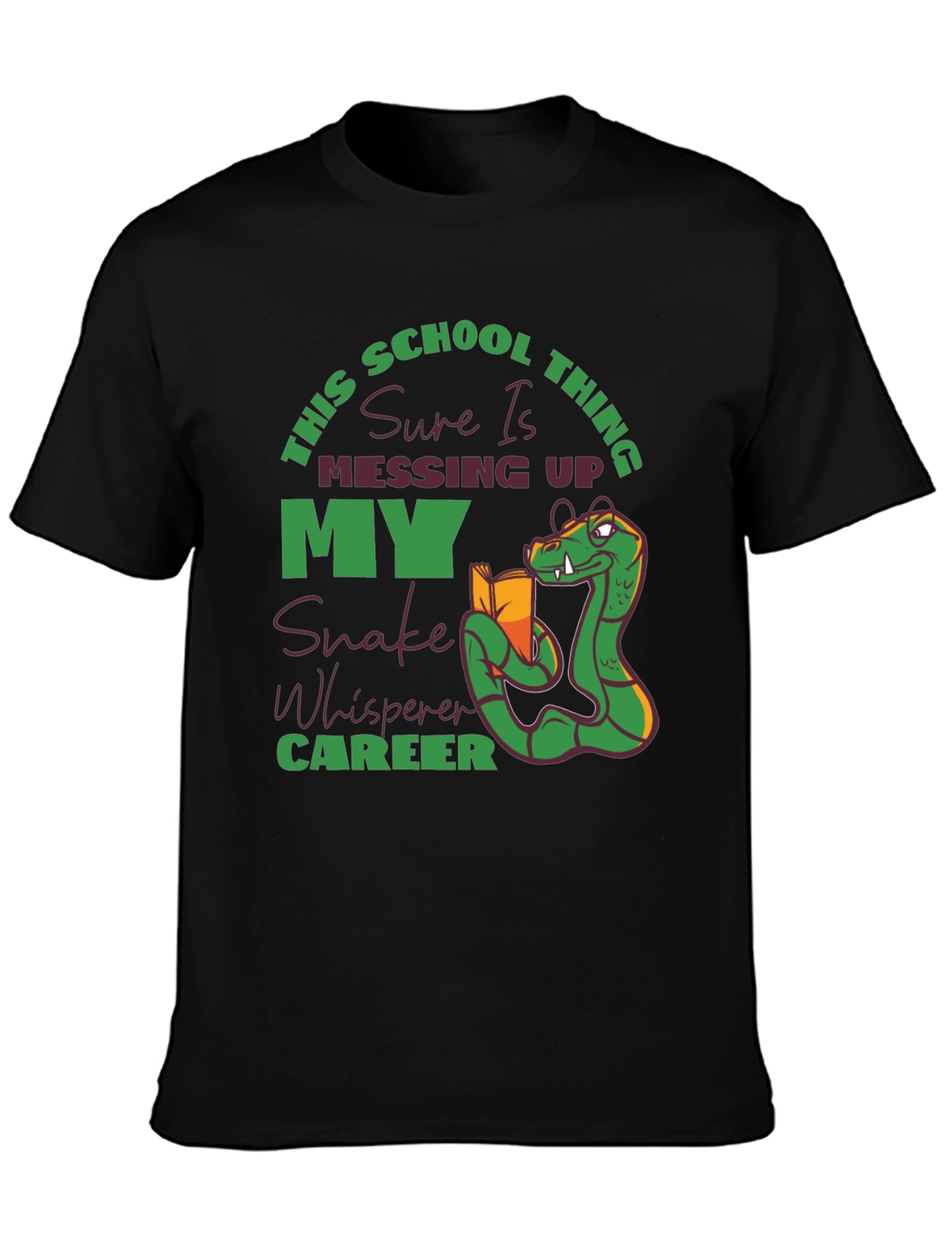 Snake Whisperer School T-Shirt