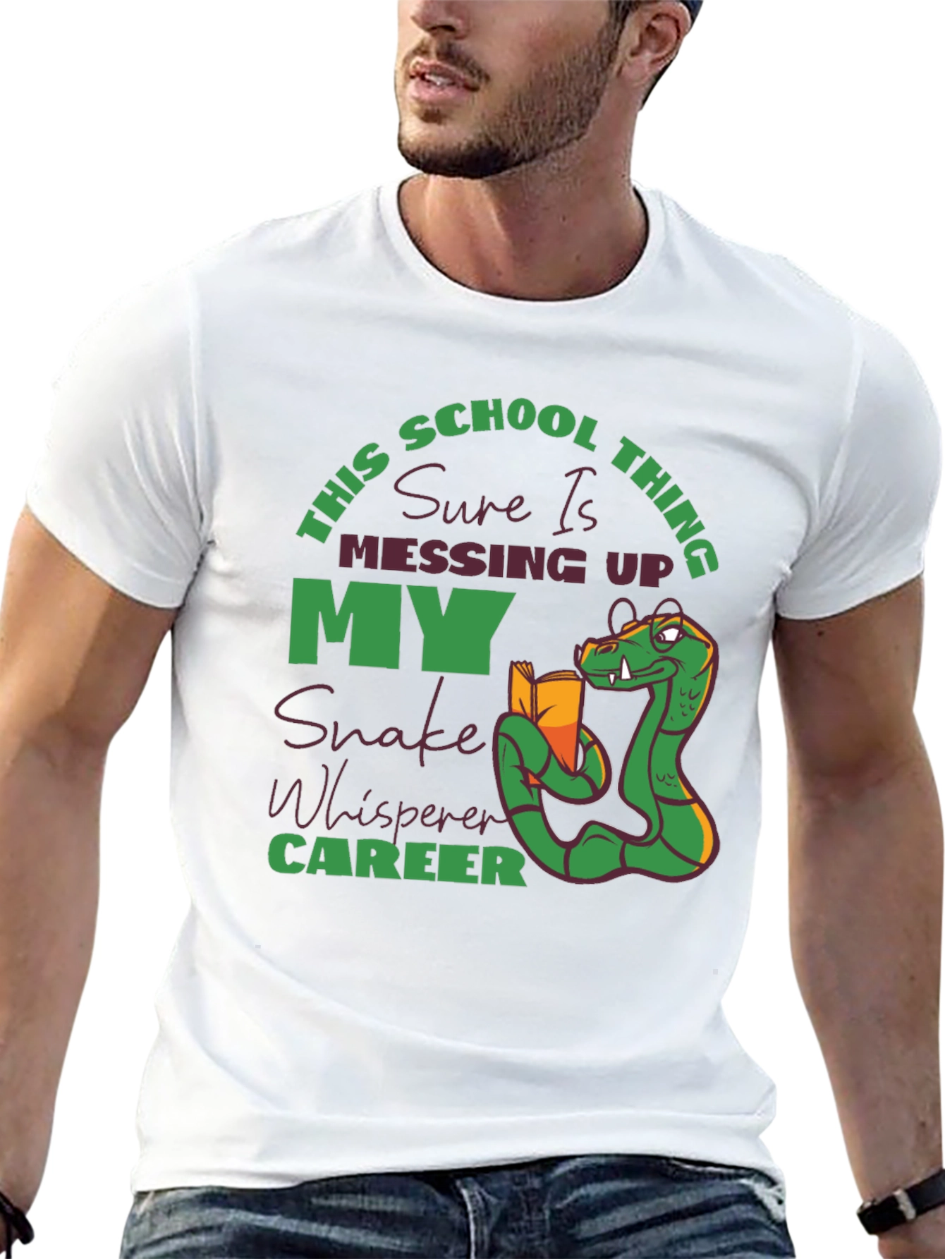 Snake Whisperer School T-Shirt