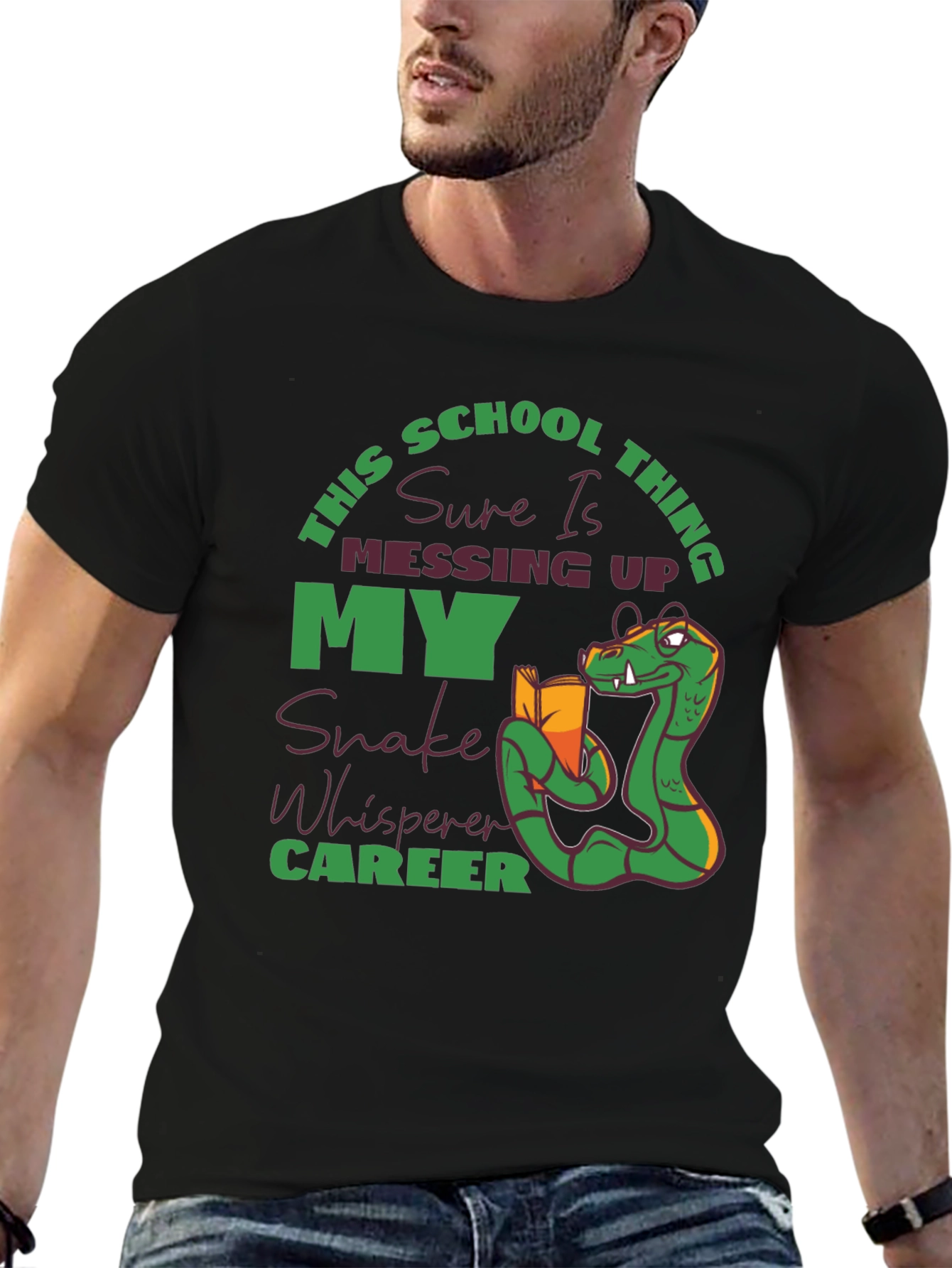 Snake Whisperer School T-Shirt