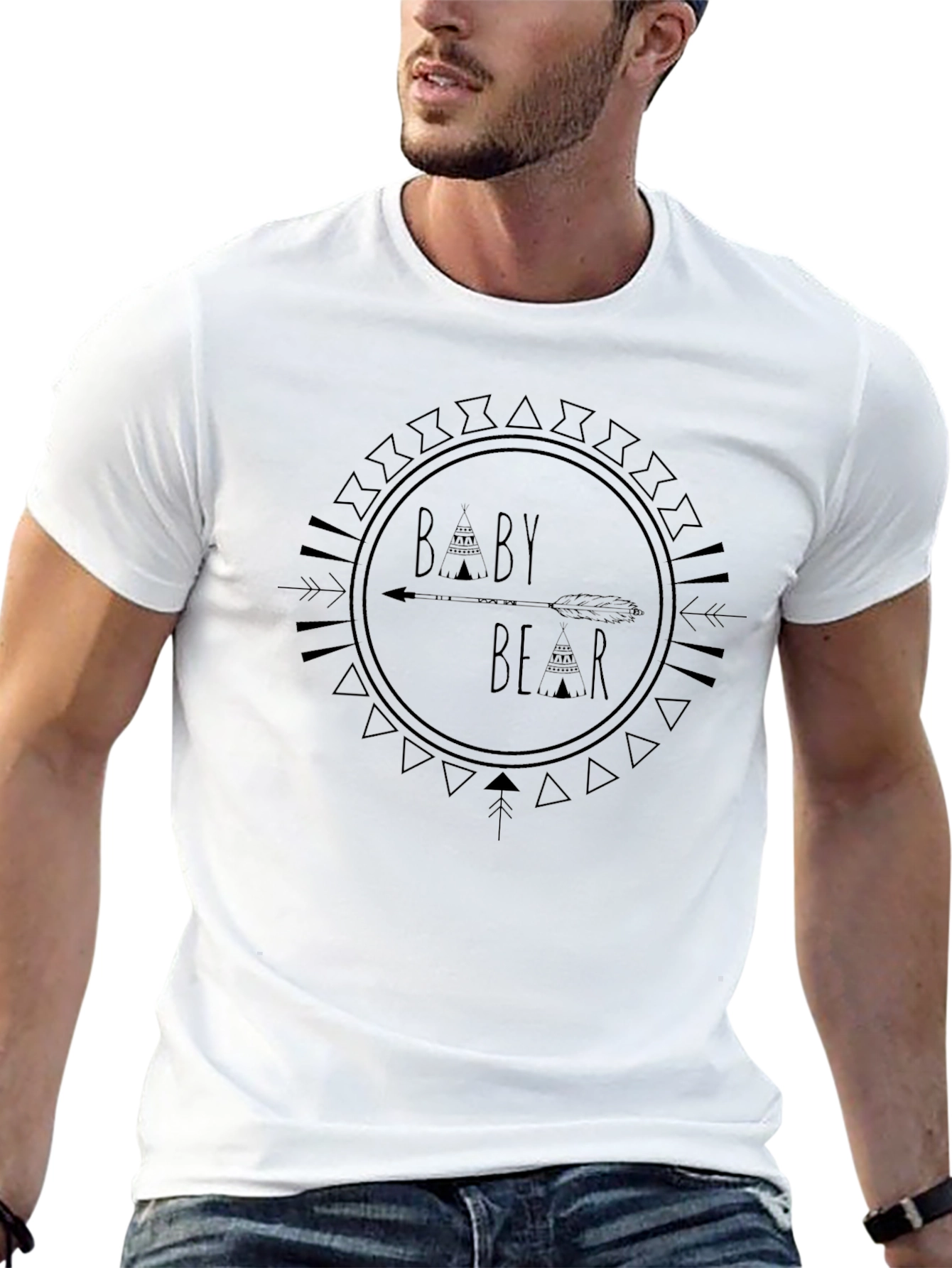 Baby Bear Graphic Tee - Black T-Shirt