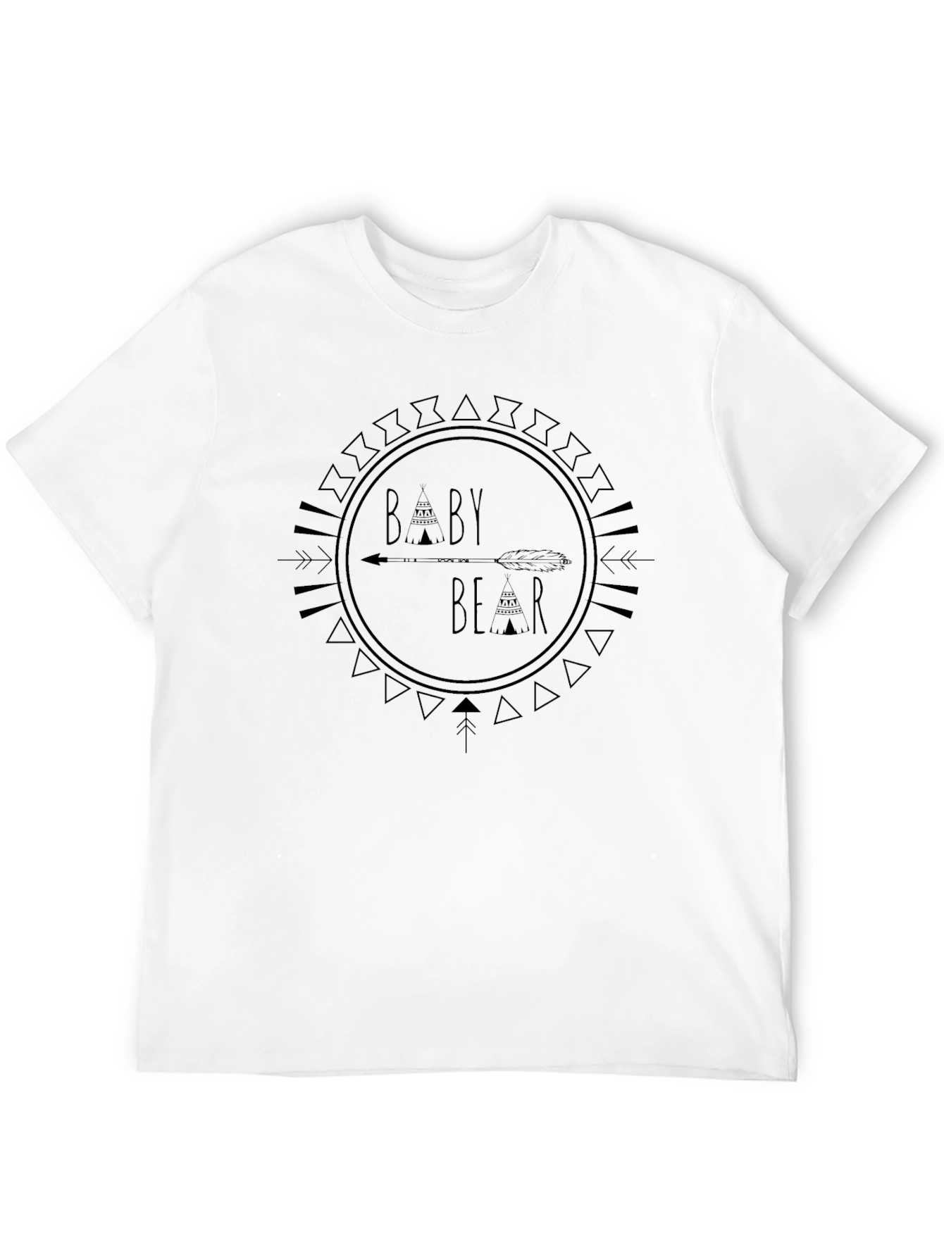 Baby Bear Graphic Tee - Black T-Shirt