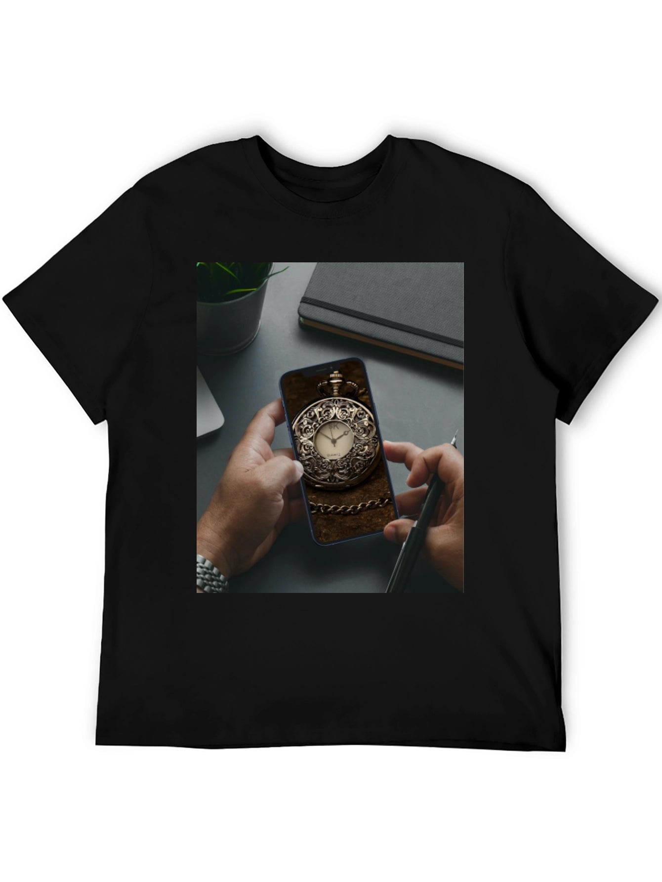 Pocket Watch Phone Case Tee