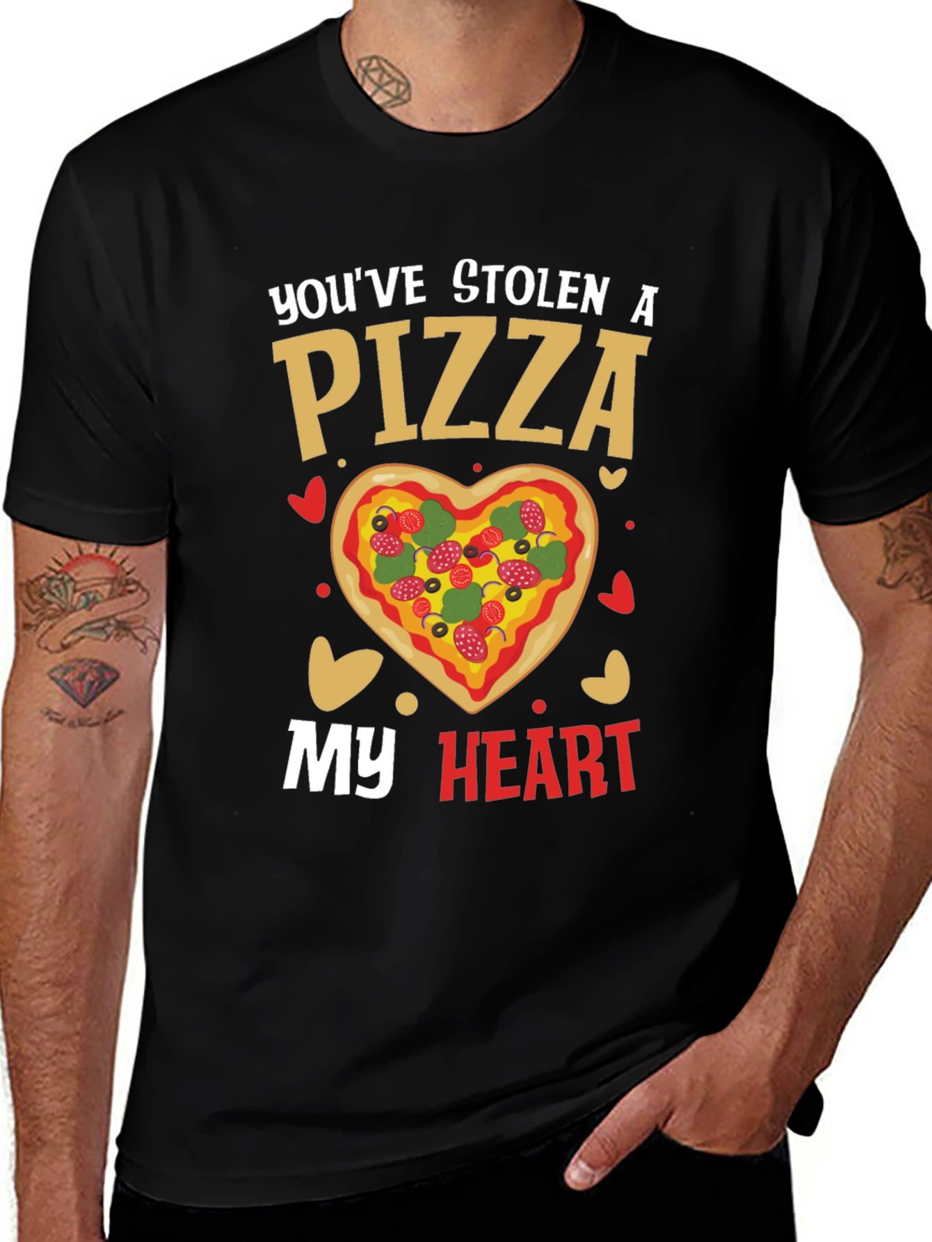 Pizza My Heart Graphic T-Shirt