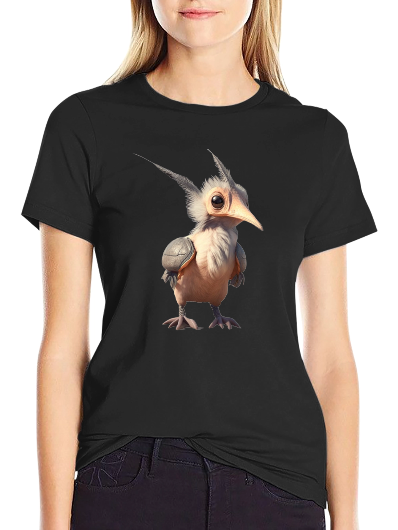 Quirky Bird T-Shirt - Unique Graphic Tee