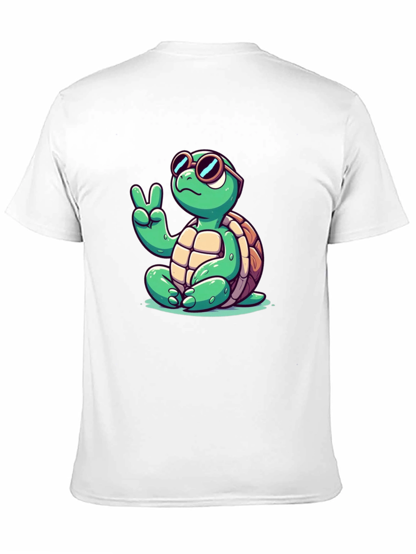 Peace Turtle Black T-Shirt