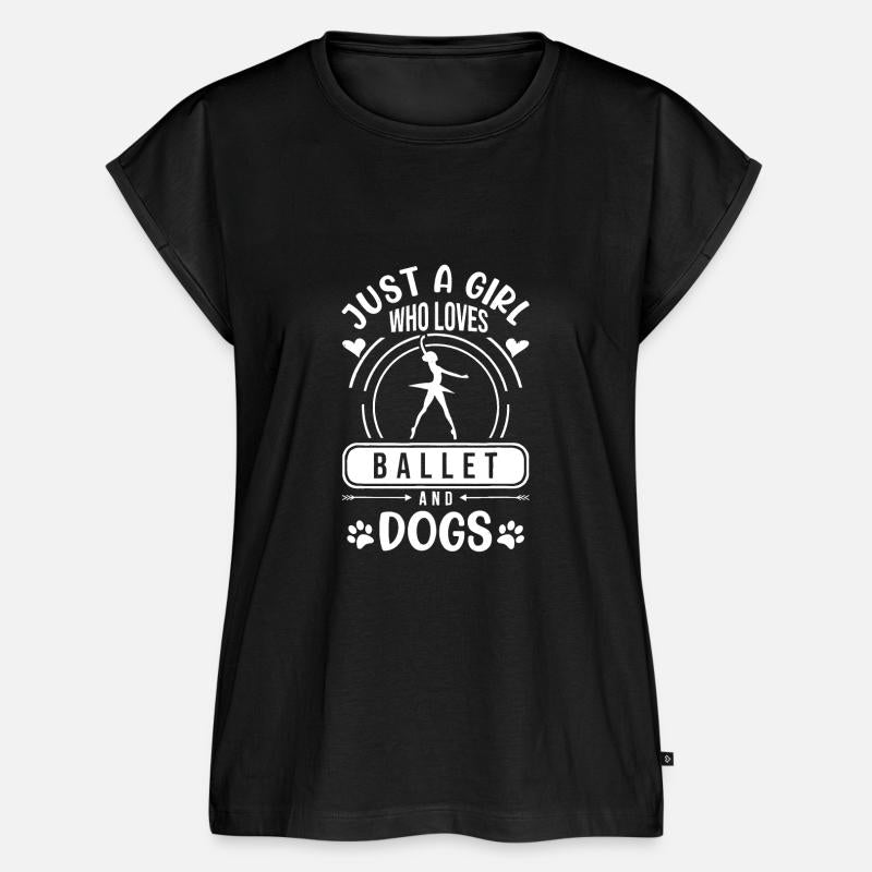 Just A Girl Who Loves Ballet And Dogs Ballerina Da