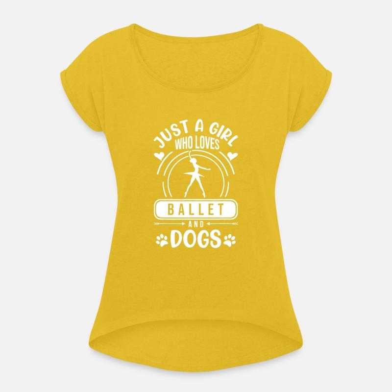 Just A Girl Who Loves Ballet And Dogs Ballerina Da