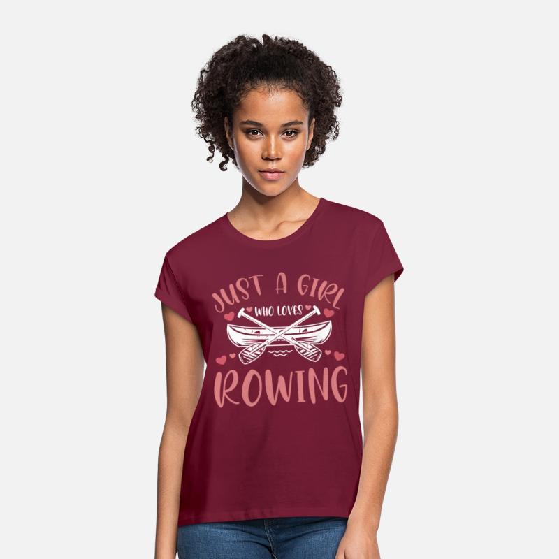 Just A Girl Who Loves Rowing Boat Rower