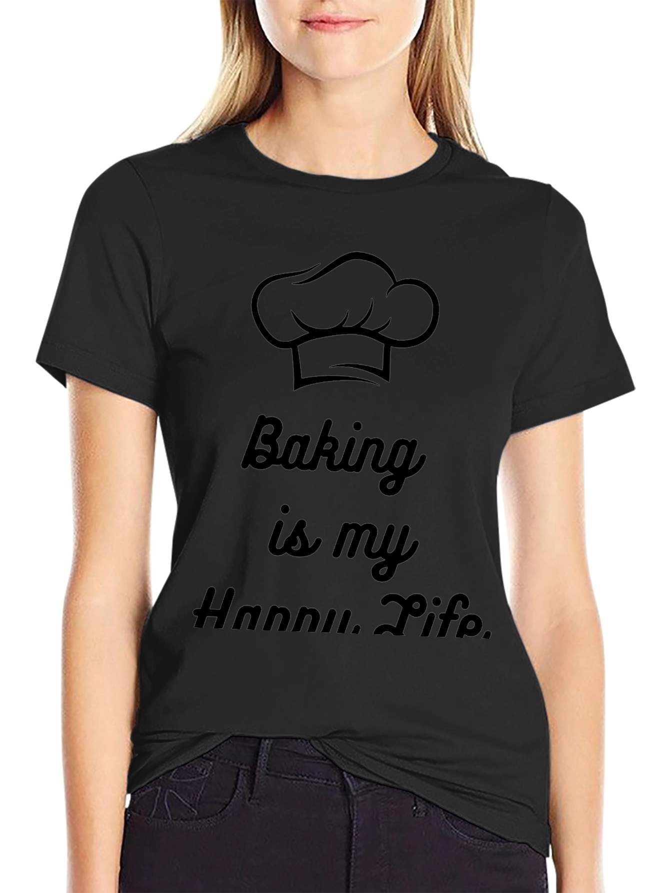 Baking Is My Happy Life Graphic T-Shirt