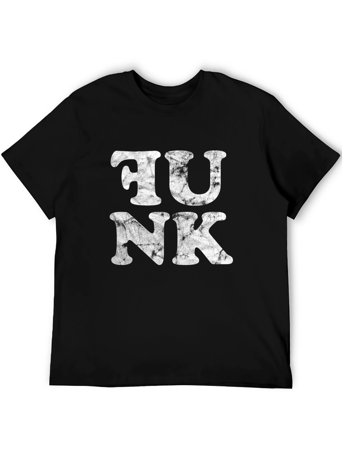Funky Distressed Graphic T-Shirt