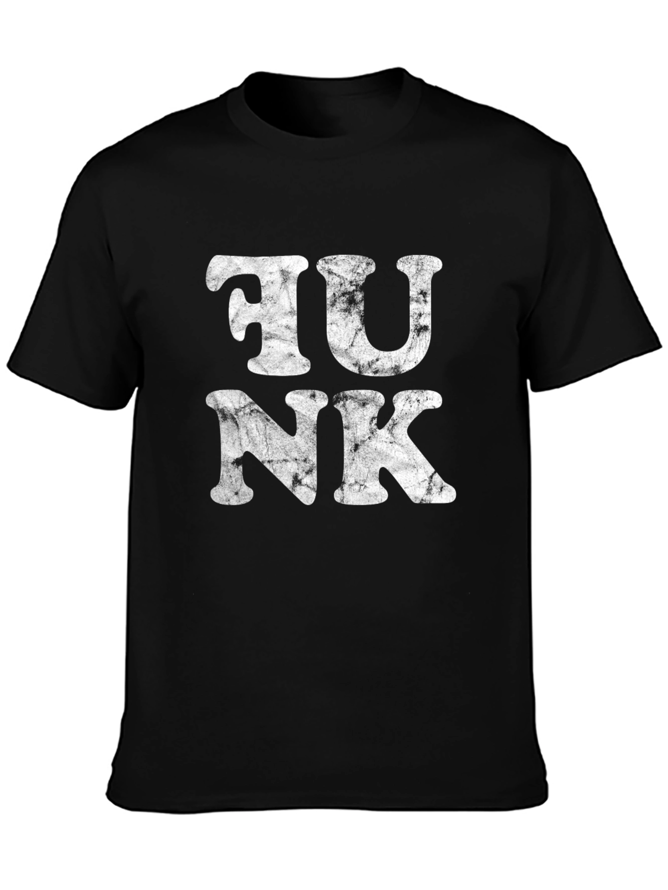 Funky Distressed Graphic T-Shirt