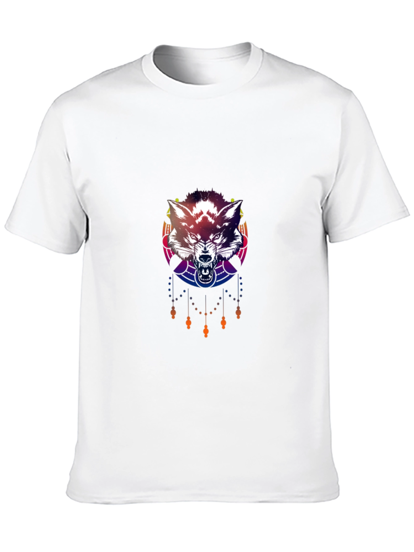 Wolf Graphic Tee - Mens Black Short Sleeve