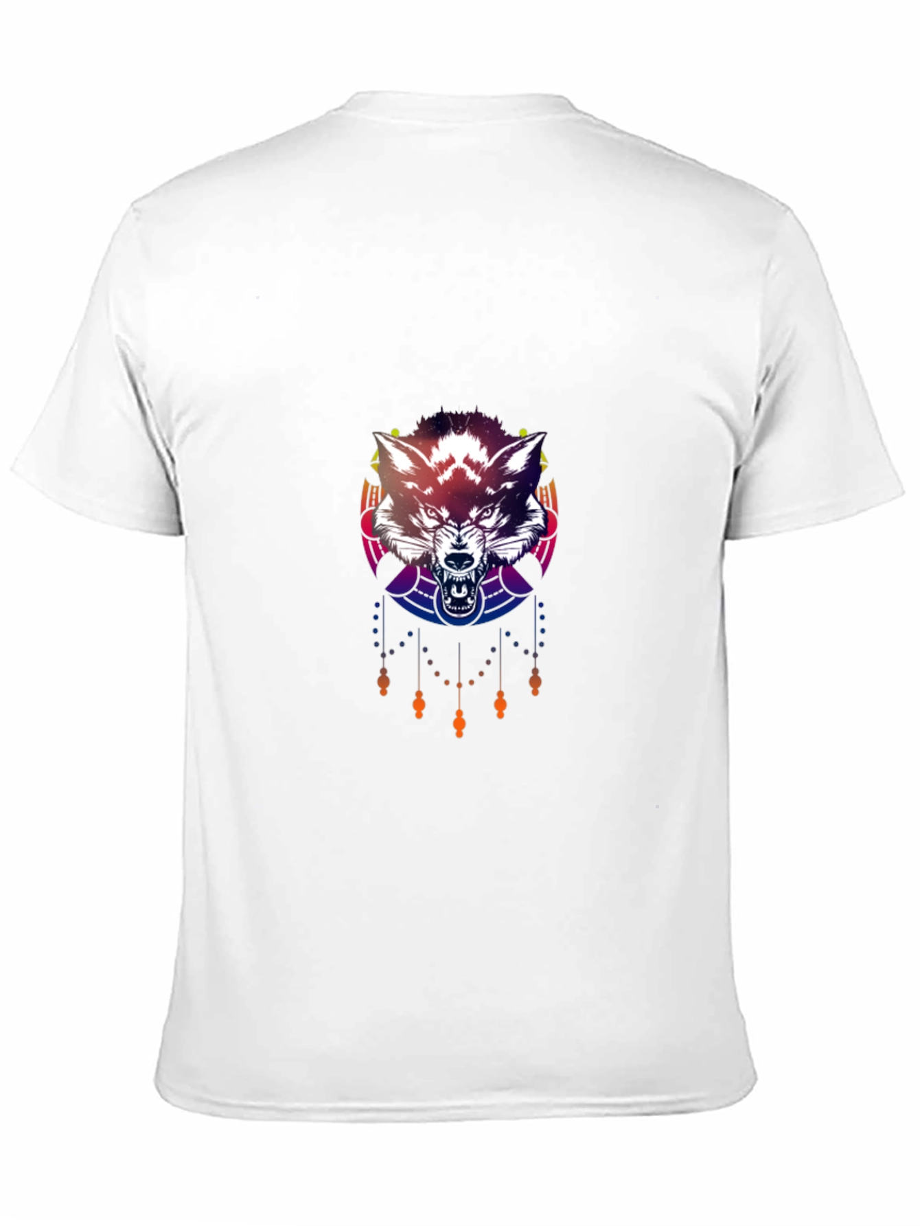 Wolf Graphic Tee - Mens Black Short Sleeve