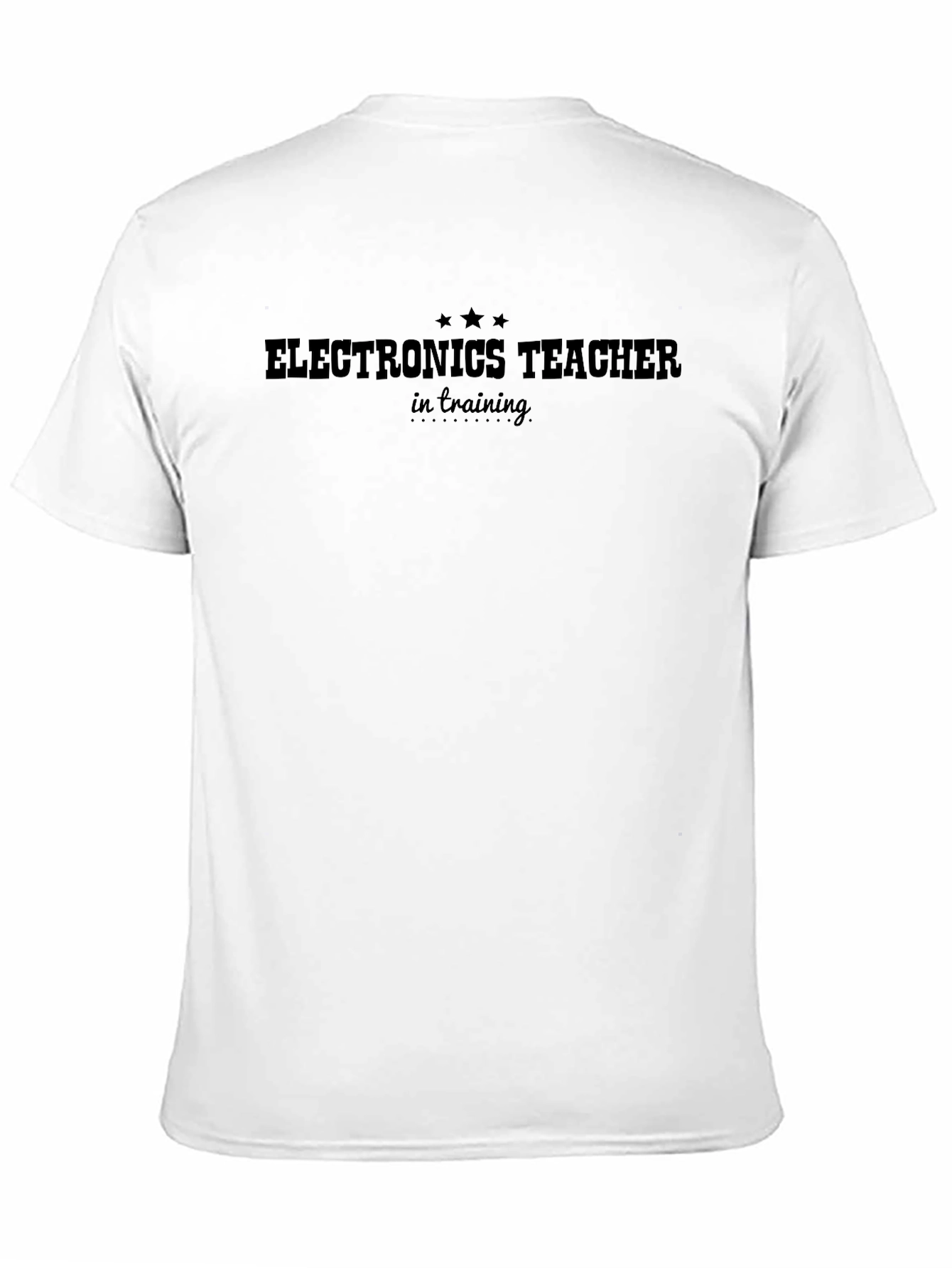 Electronics Teacher in Training Black T-Shirt