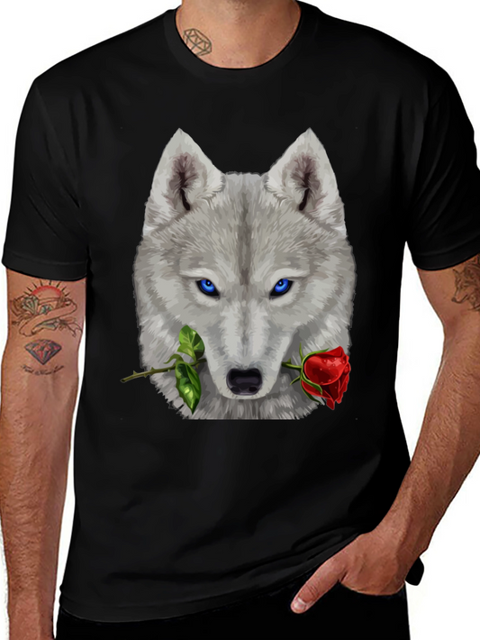 Wolf & Rose Graphic T-Shirt - Mens Black Tee