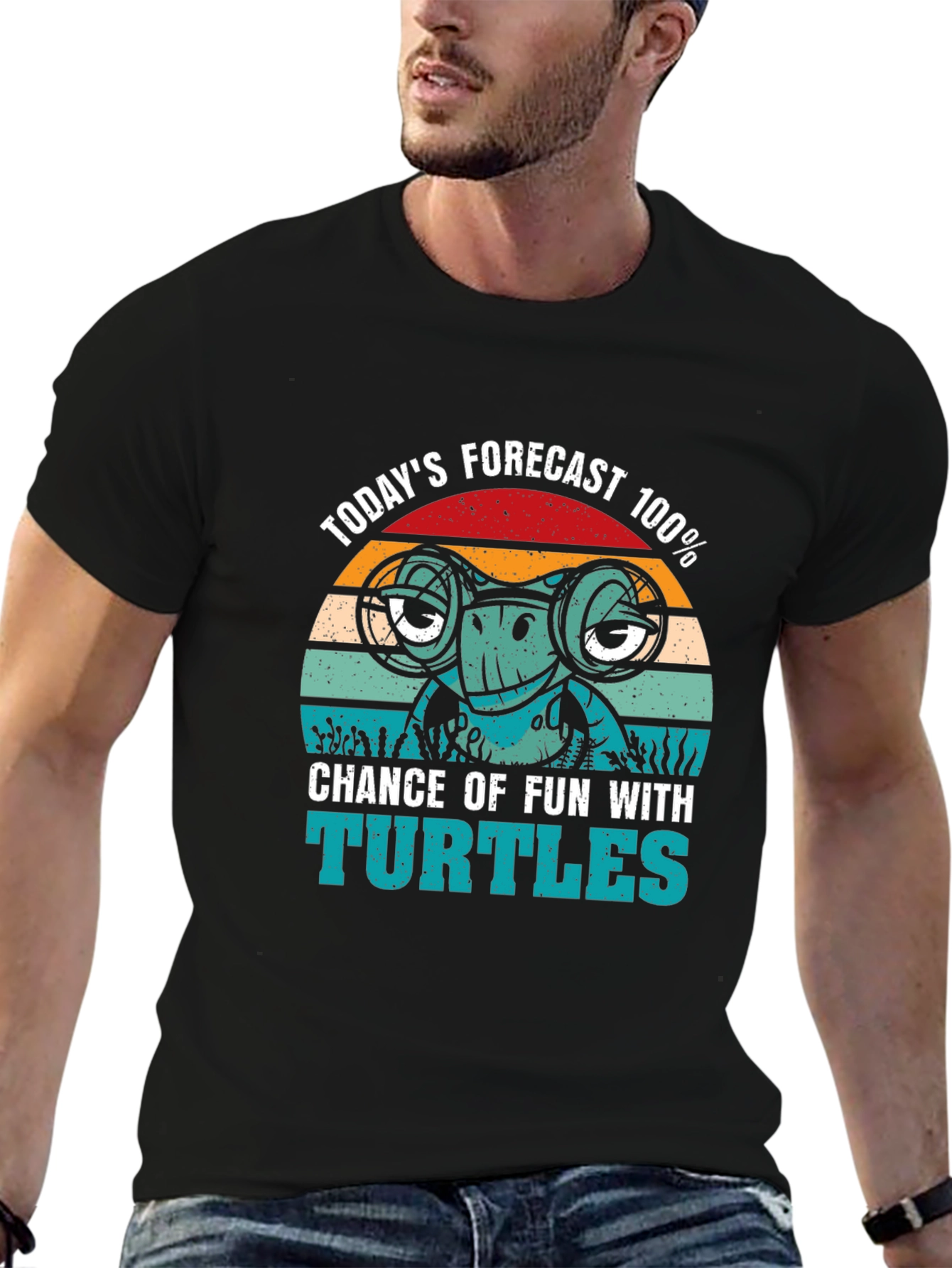 Turtle Fun Forecast T-Shirt - Cute Reptile Tee