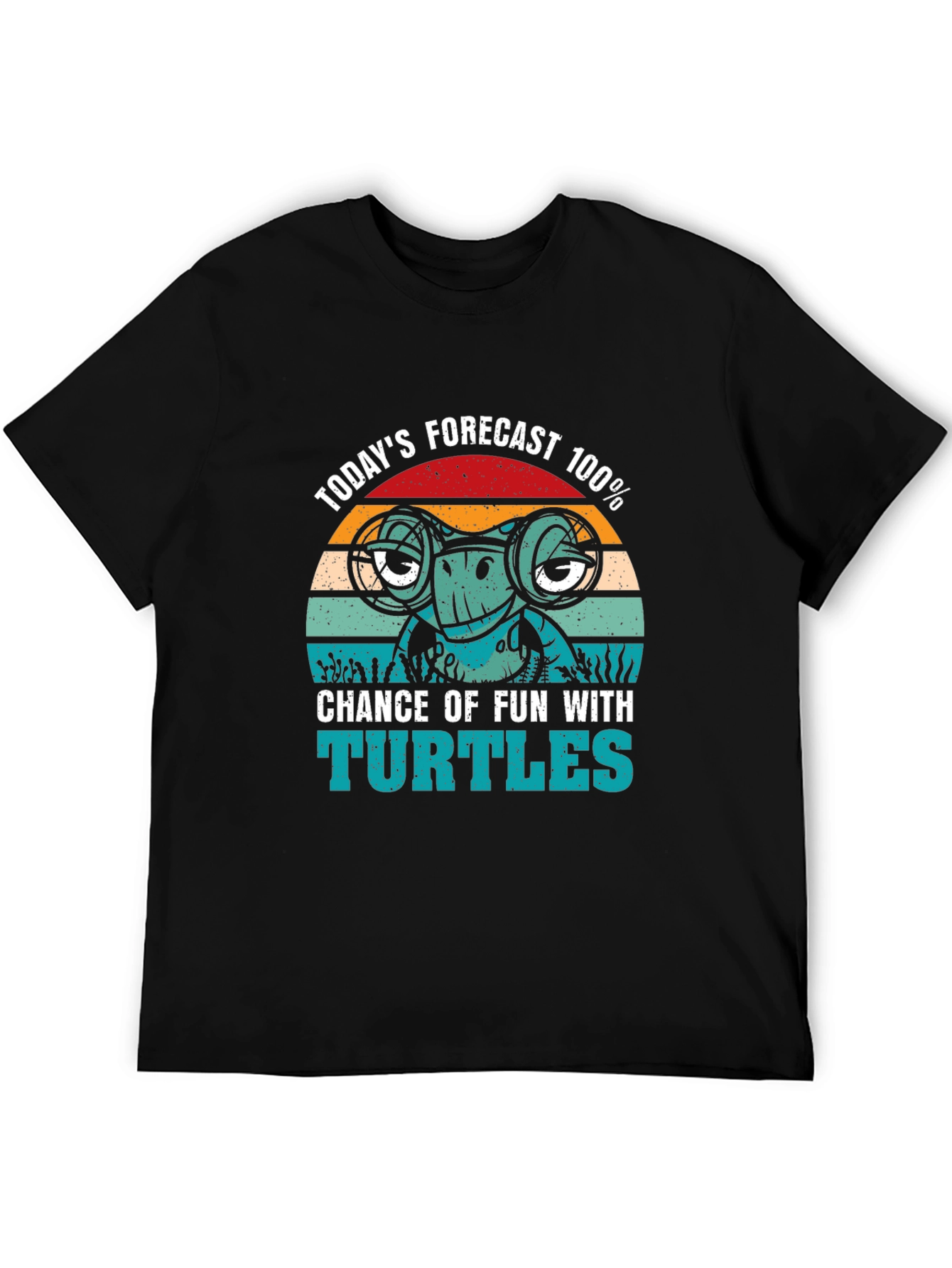 Turtle Fun Forecast T-Shirt - Cute Reptile Tee